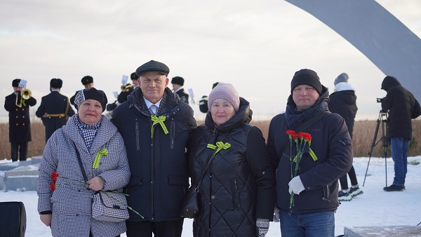 На &quot;Разорванном кольце&quot; почтили память Ленинградцев и защитников города, героически погибших в годы блокады.